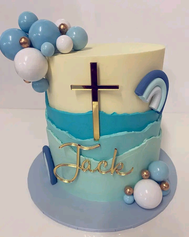 BAPTISM CAKE 22