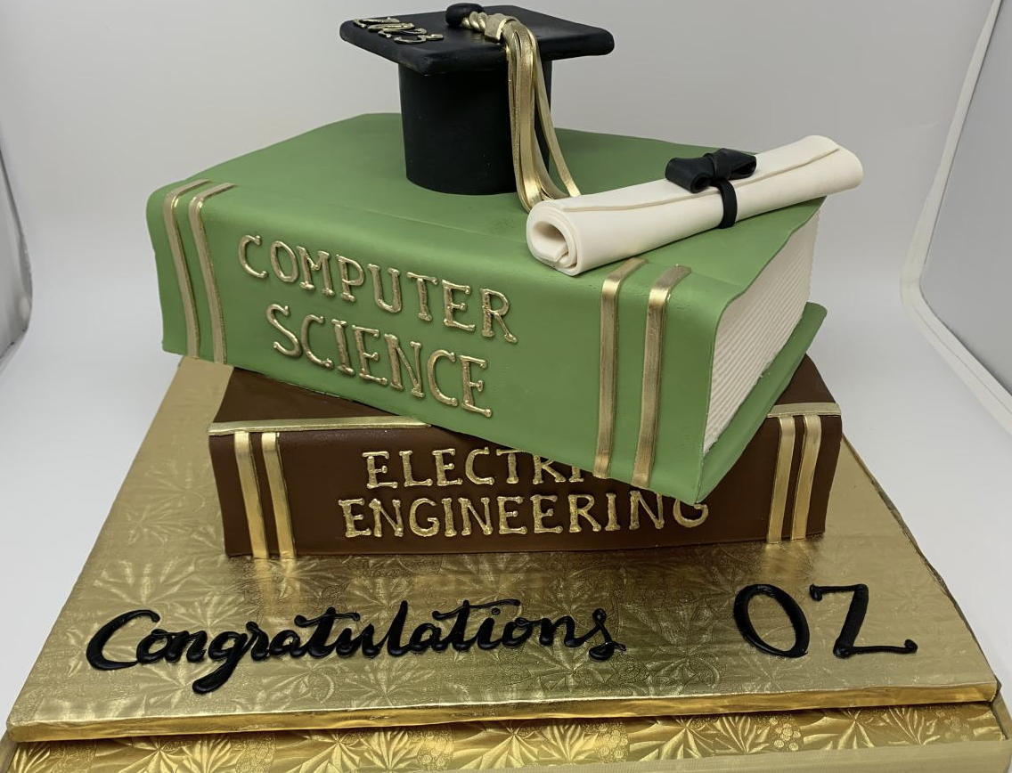 COMPUTER SCIENCE GRADUATION CAKE  .