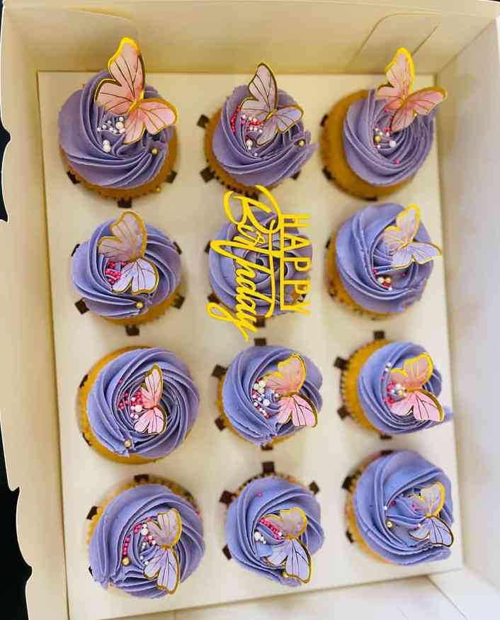 BUTTERFLIES THEMED CUPCAKES 