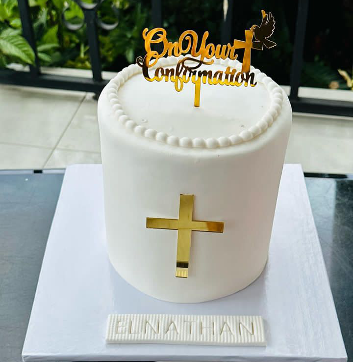 THEE CONFIRMATION CAKE