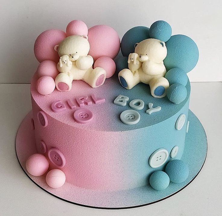 GIRL OR BOY BABY SHOWER CAKE 