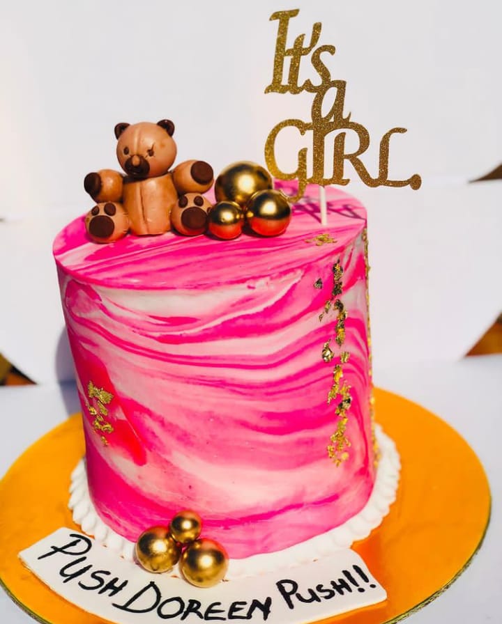IT'S A GIRL PUSH PUSH CAKE