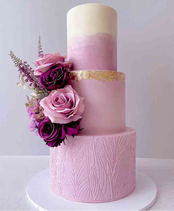 3 TIER LOVE DRILLED CAKE