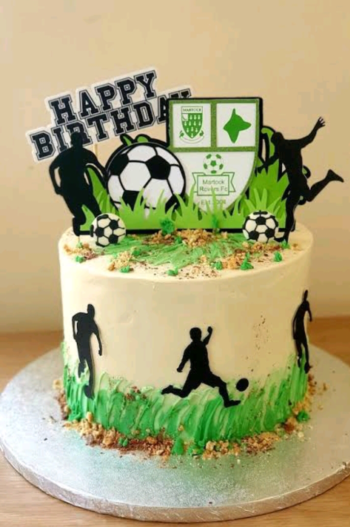 BUTTER FOOTBALL CAKE 1