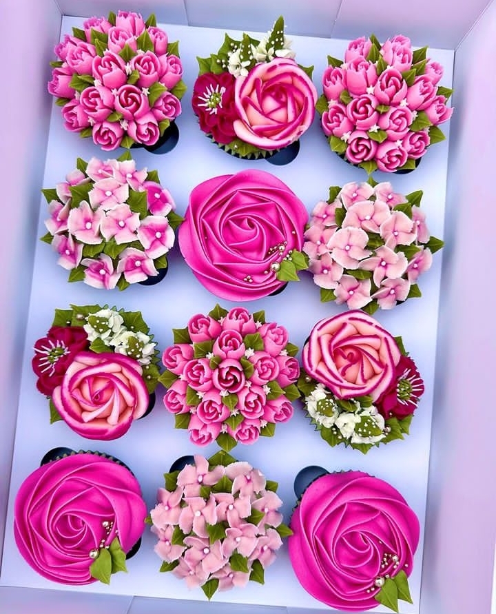 FLORAL CAPCAKES 