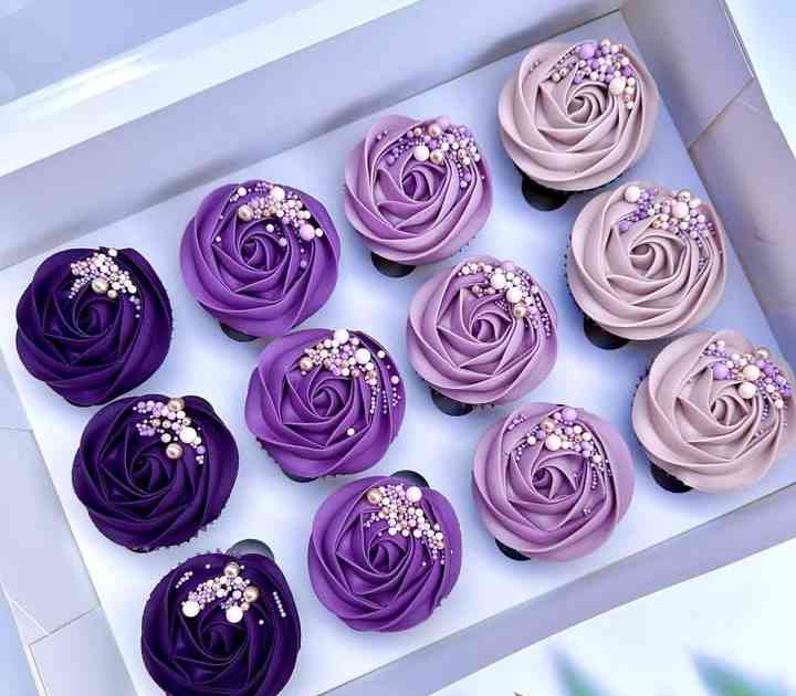 PURPLE TO LILAC CAPCAKES 