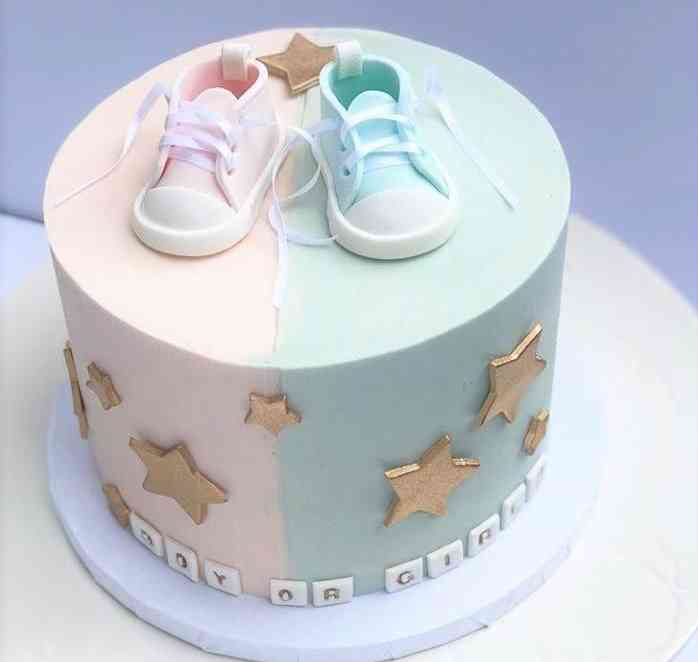 GENDER REVEAL CAKE 122