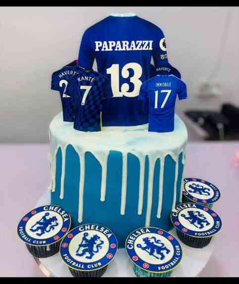 BLUE TEAM CLUB CAKE 