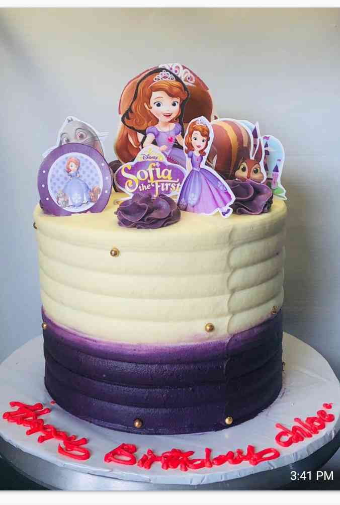 SOFIA PUPPLE CAKE SO YUMMY 