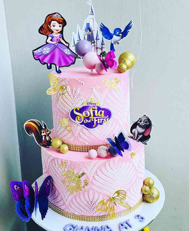 SOFIA TWO TIER CHARACTER CAKE ..NH