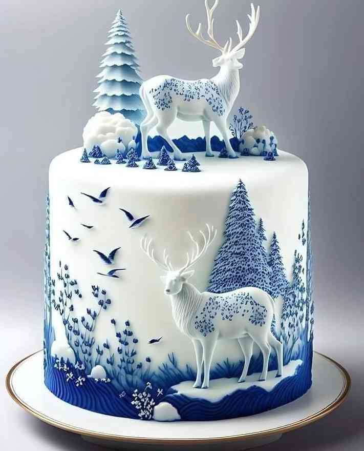 CHRISTMAS CAKE 4