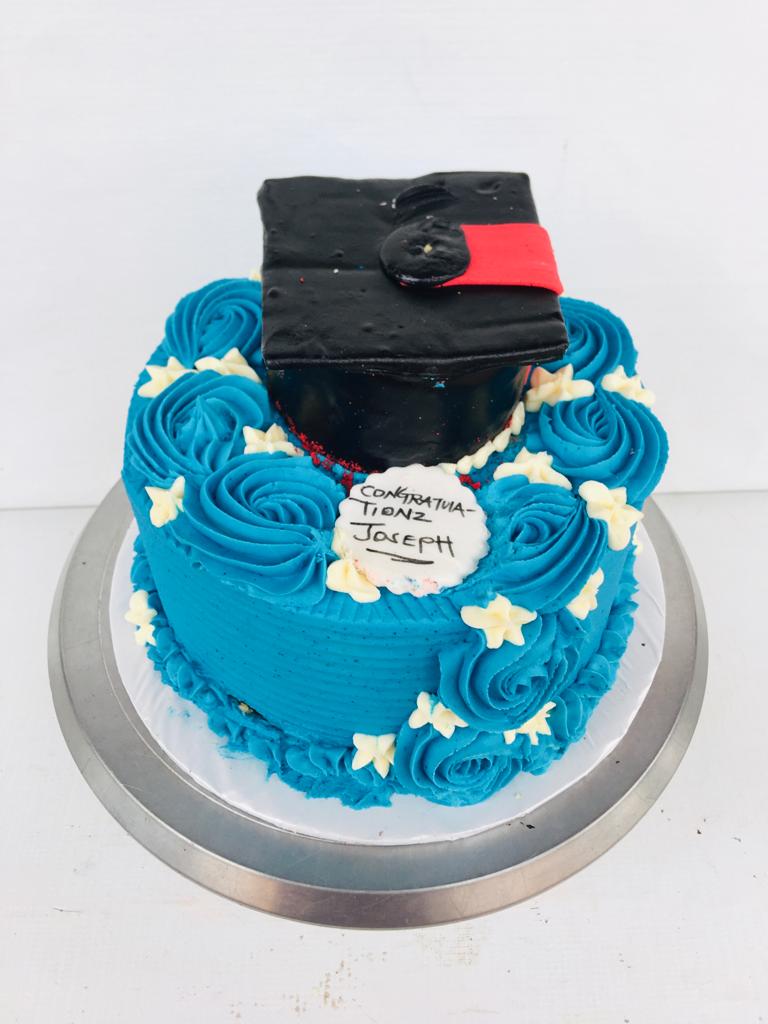 BUTTER ICED GRADUATION CAKE $926