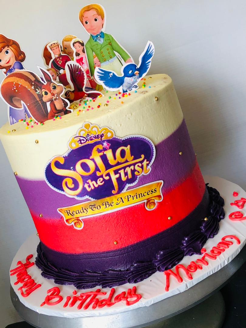 BEAUTIFUL SOFIA THE FIRST YUMMY BIRTHDAY CAKES 