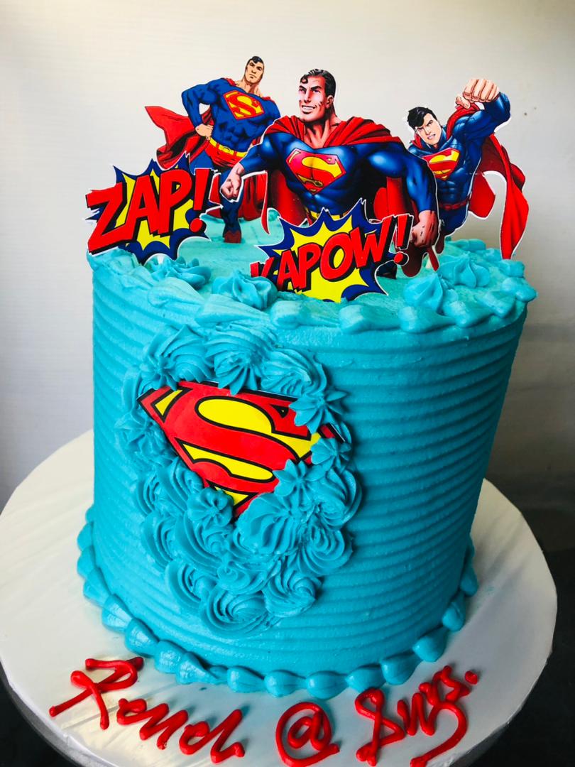 SUPERMAN CAKE THEME 375