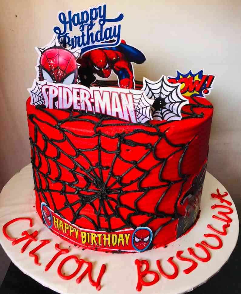 SPIDERMAN CAKE .JGD