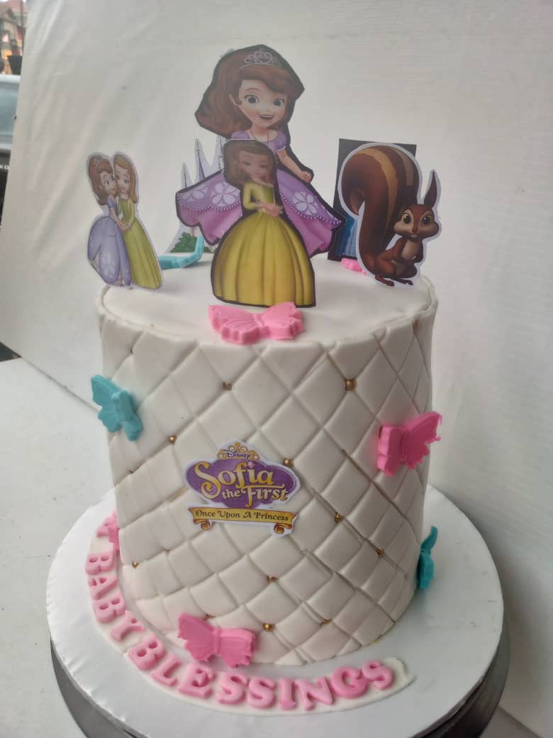 SOFIA THE FIRST THEME FONDANT 