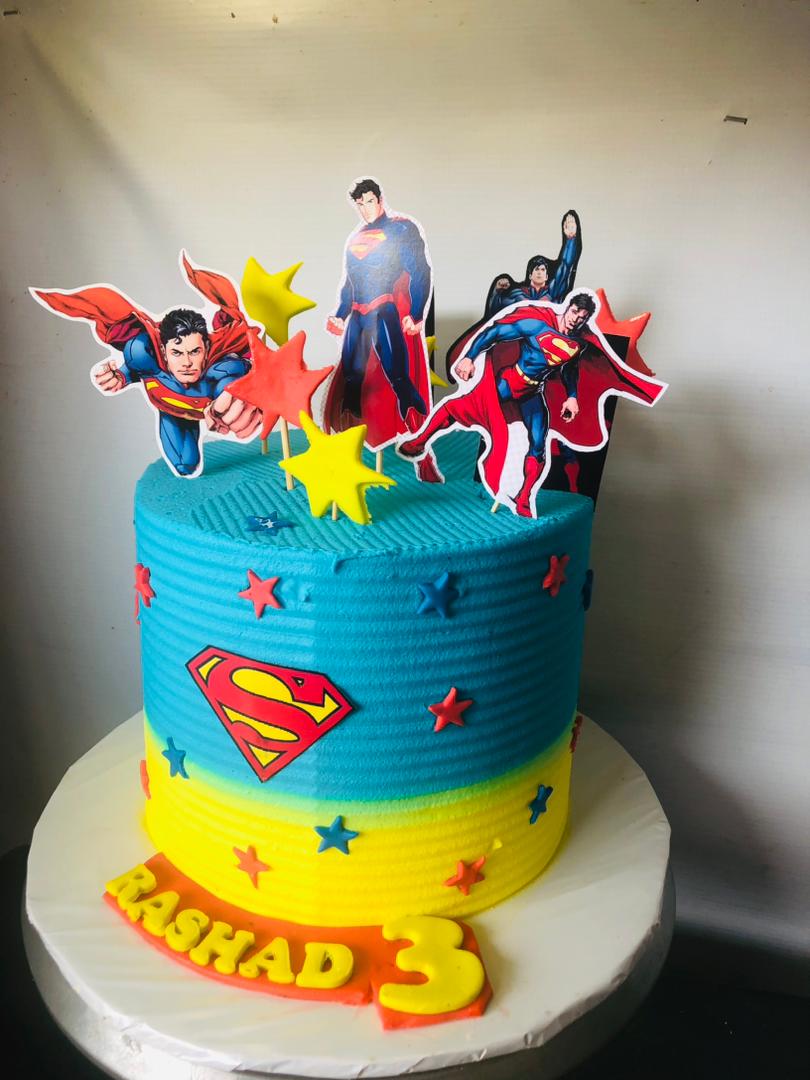 SUPERMAN CAKE THEME 537