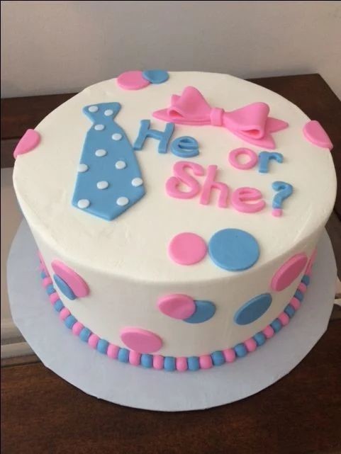 HE OR SHE BABY SHOWER CAKE 11