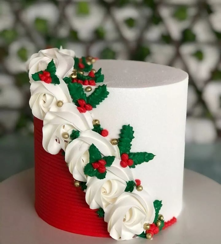 X_MAS FLORAL CAKE_5