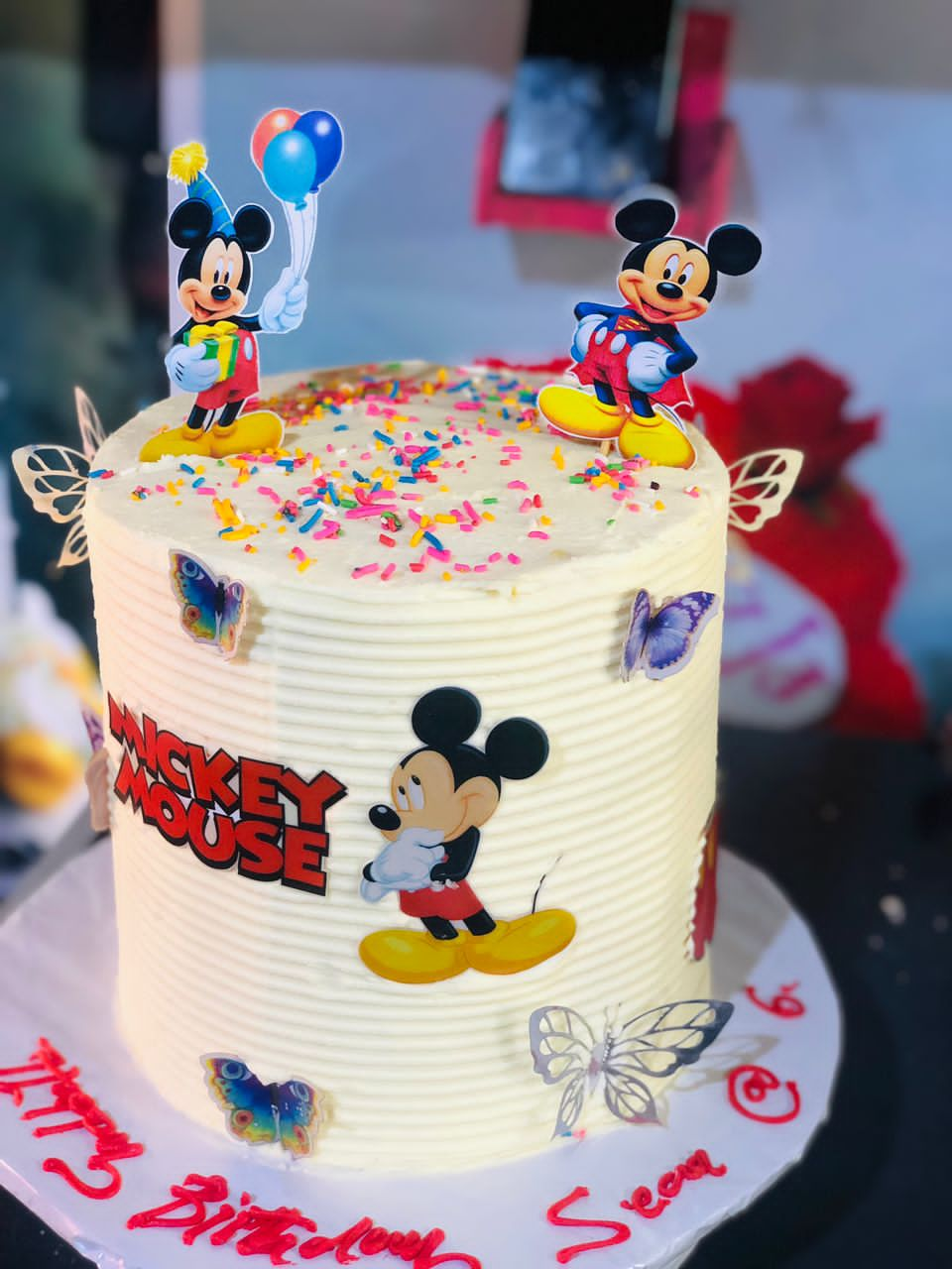 SEAN @ 6 MICKEY MOUSE CAKE