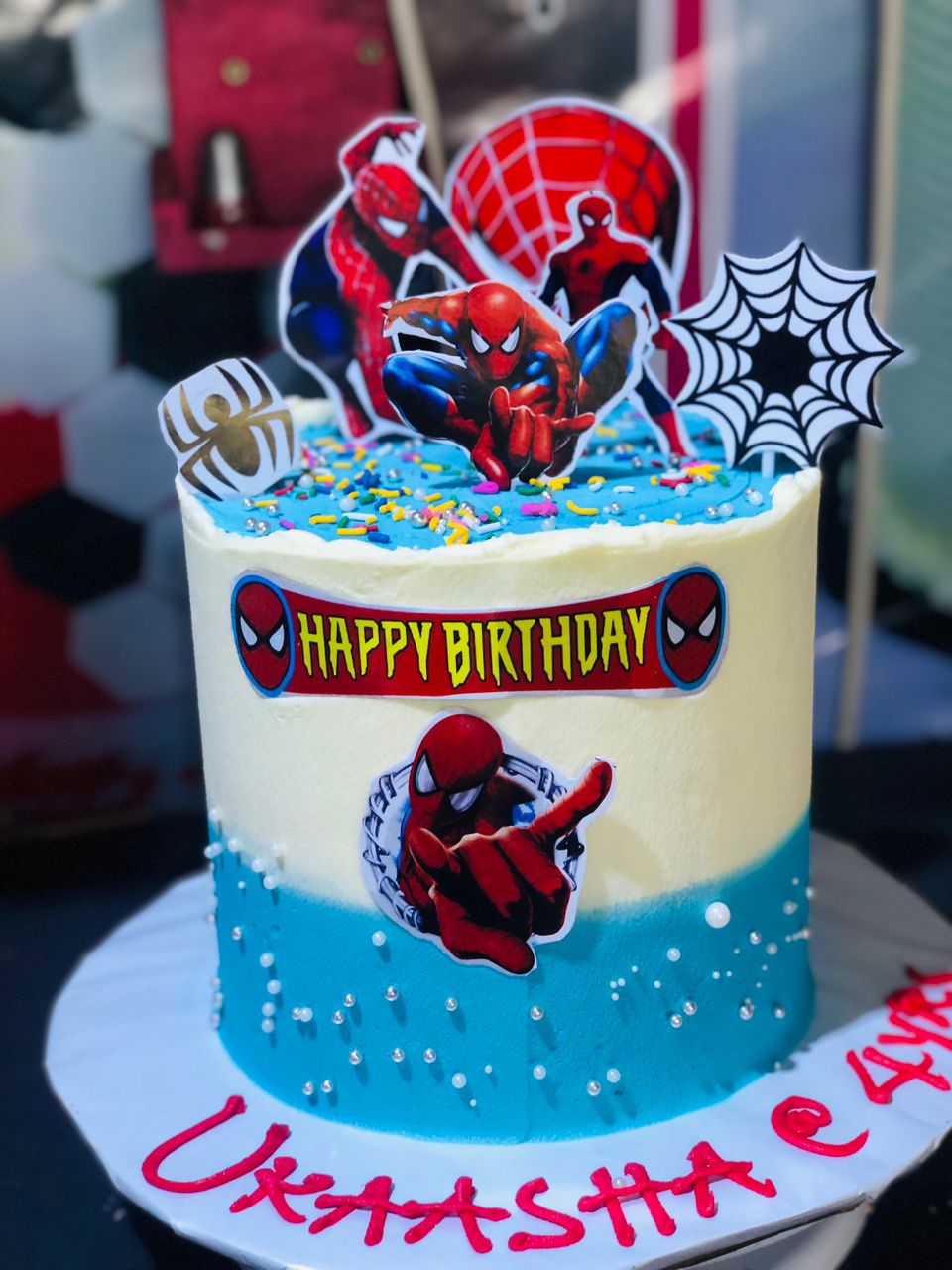 SPIDER MAN CAKE