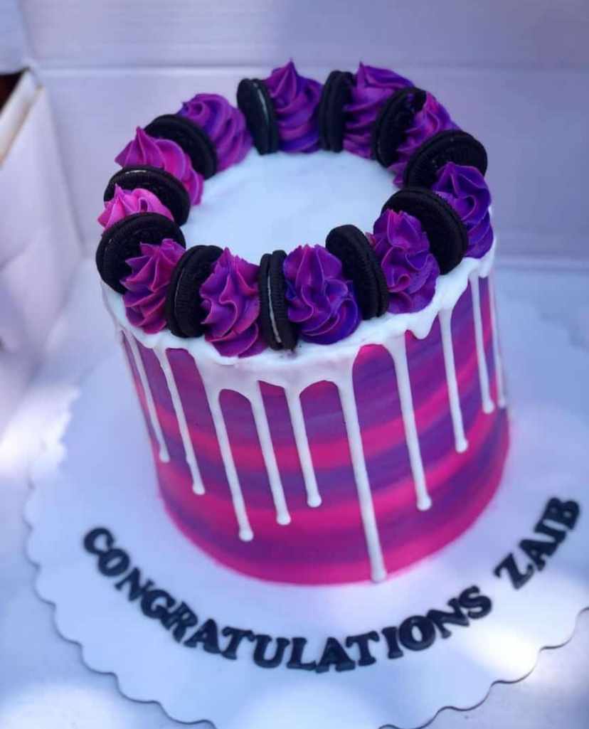 PURPLE FEAST BIRTHDAY CAKE 