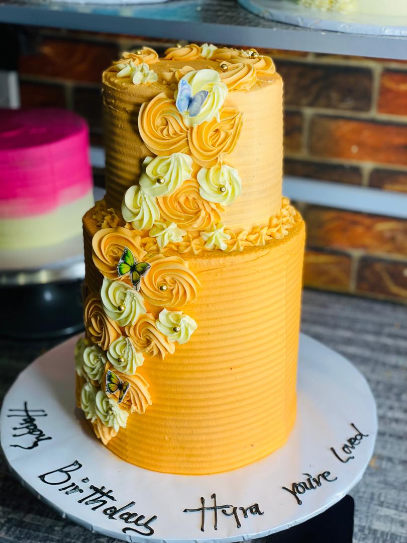 TIER ORANGE CAKE...