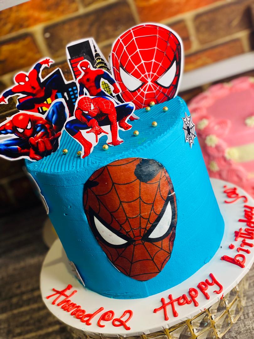 BLUE SPIDER CAKE 