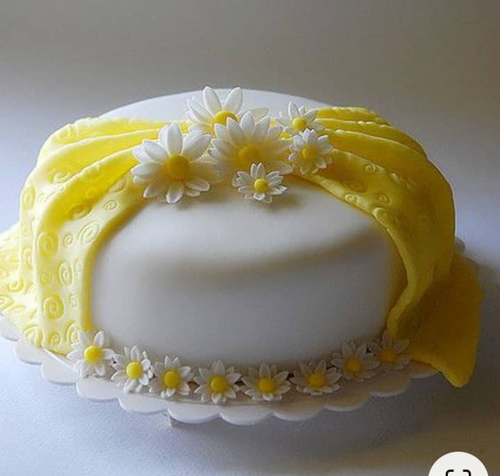 SUN FLOWER BABY SHOWER CAKE🥰