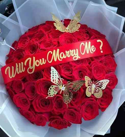 WILL YOU MARRY ME FLOWER