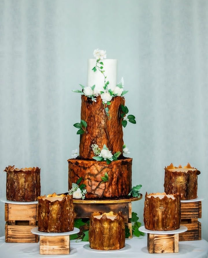 RUSTIC FEEL INTRODUCTION CAKE 