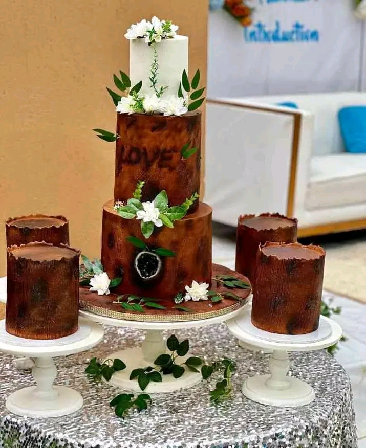 TREE TRUNK WOOD CAKE