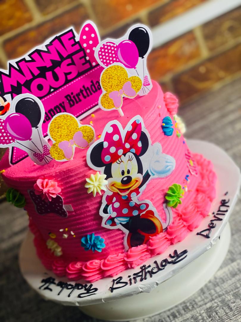 MOUSE PINK CAKE