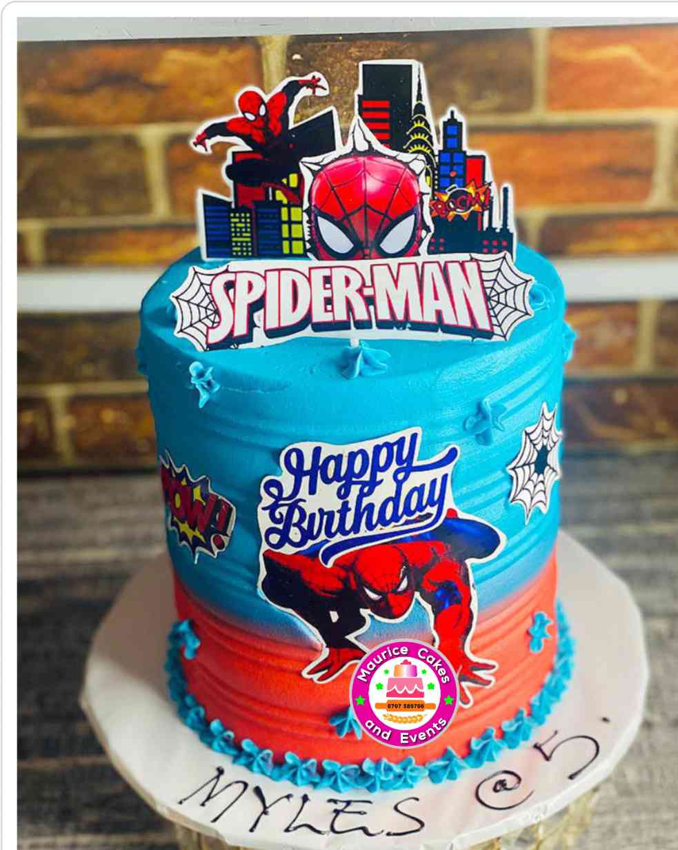 SPIDERMAN CAKE NS.