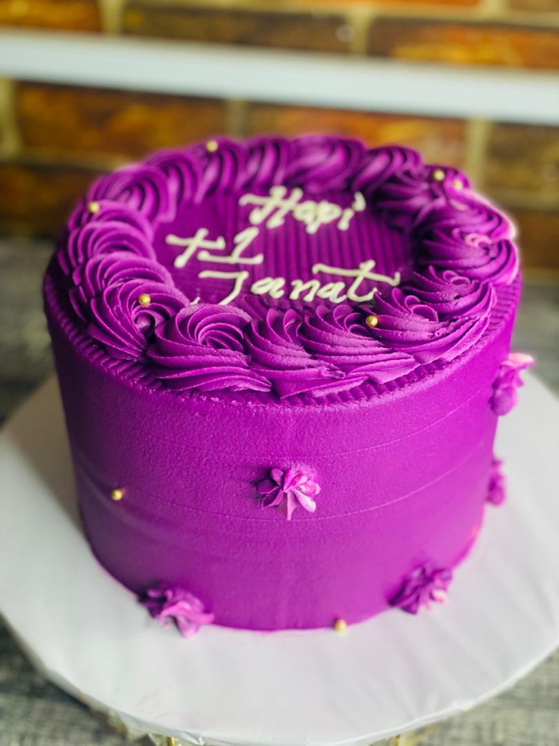 PURPLE BLUE BERRY CAKE