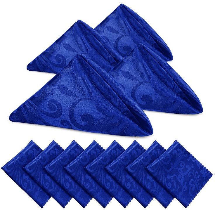 Blue napkins