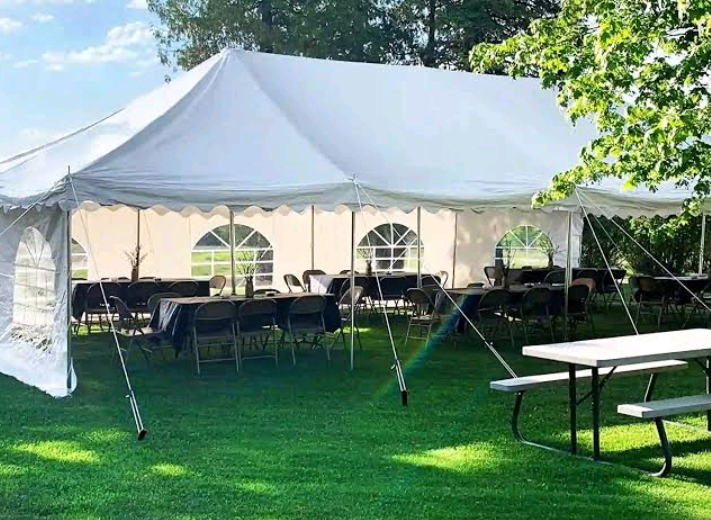 resistant pole party tent 