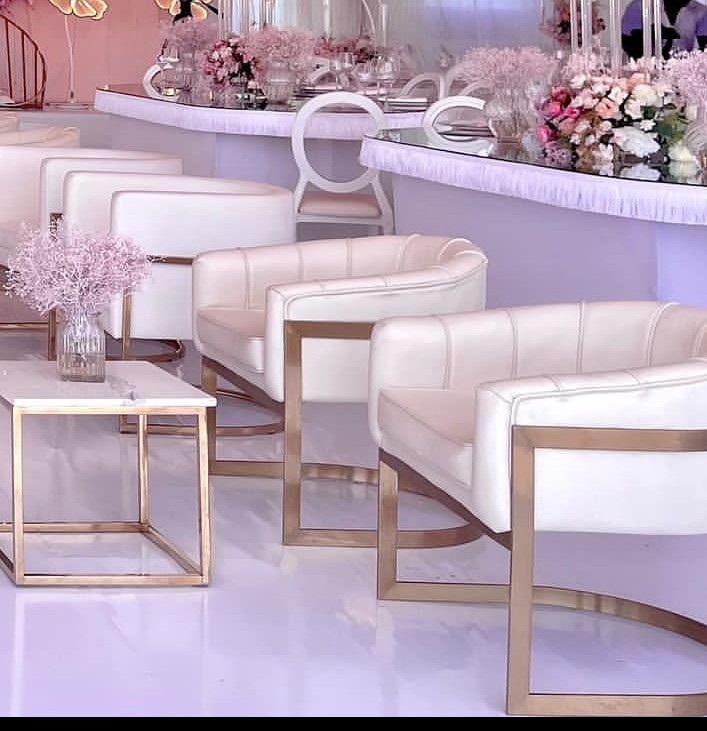 white bako chairs