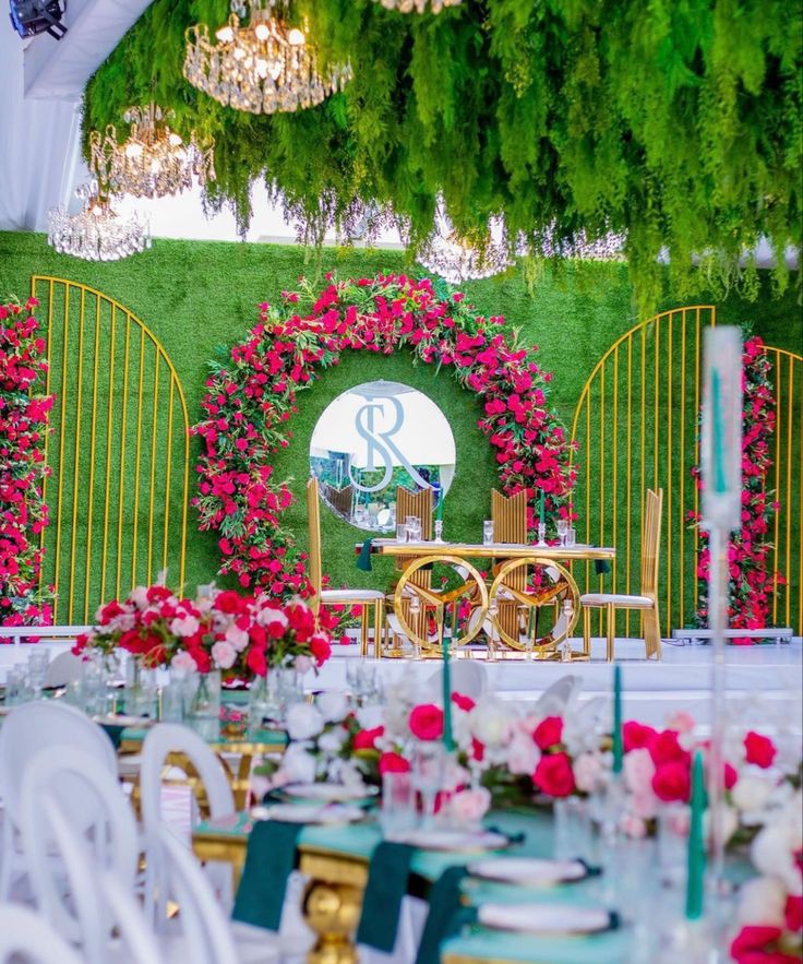 floral wedding decorations 