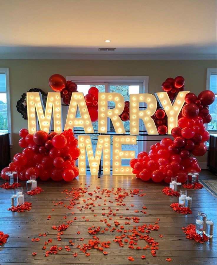 marry me decorations 