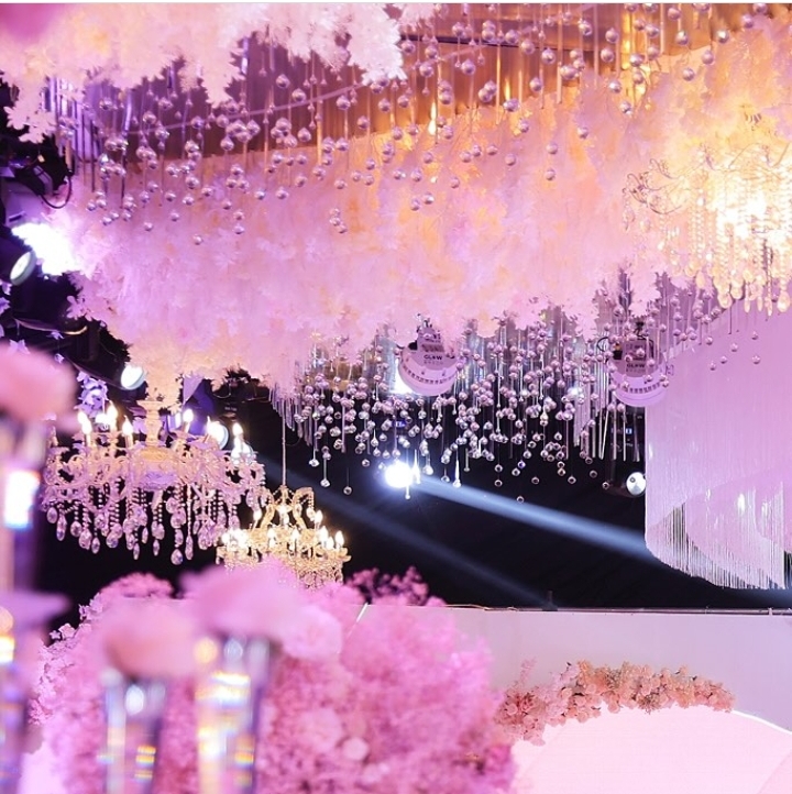 crystal ceiling deco 