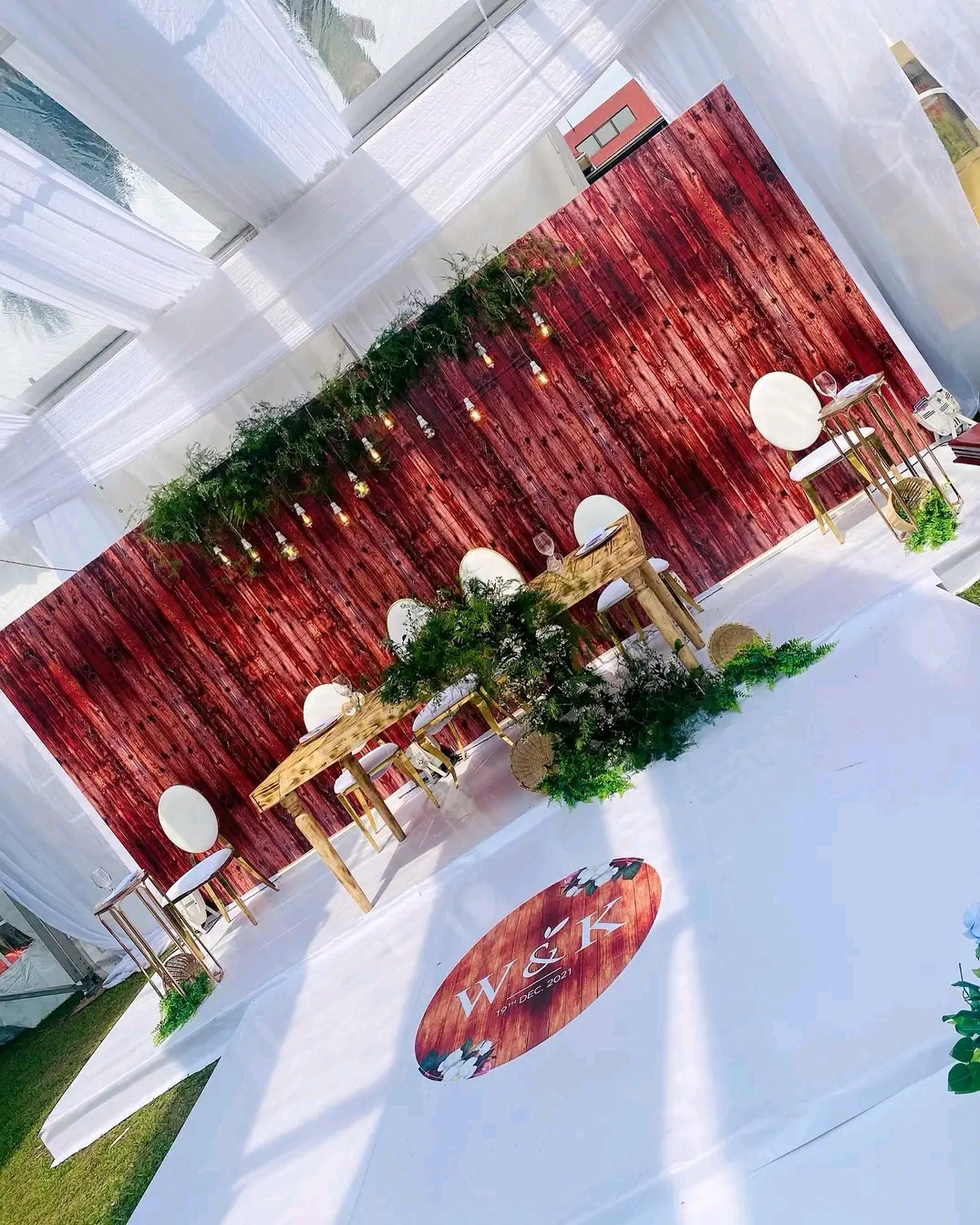 wedding high table 