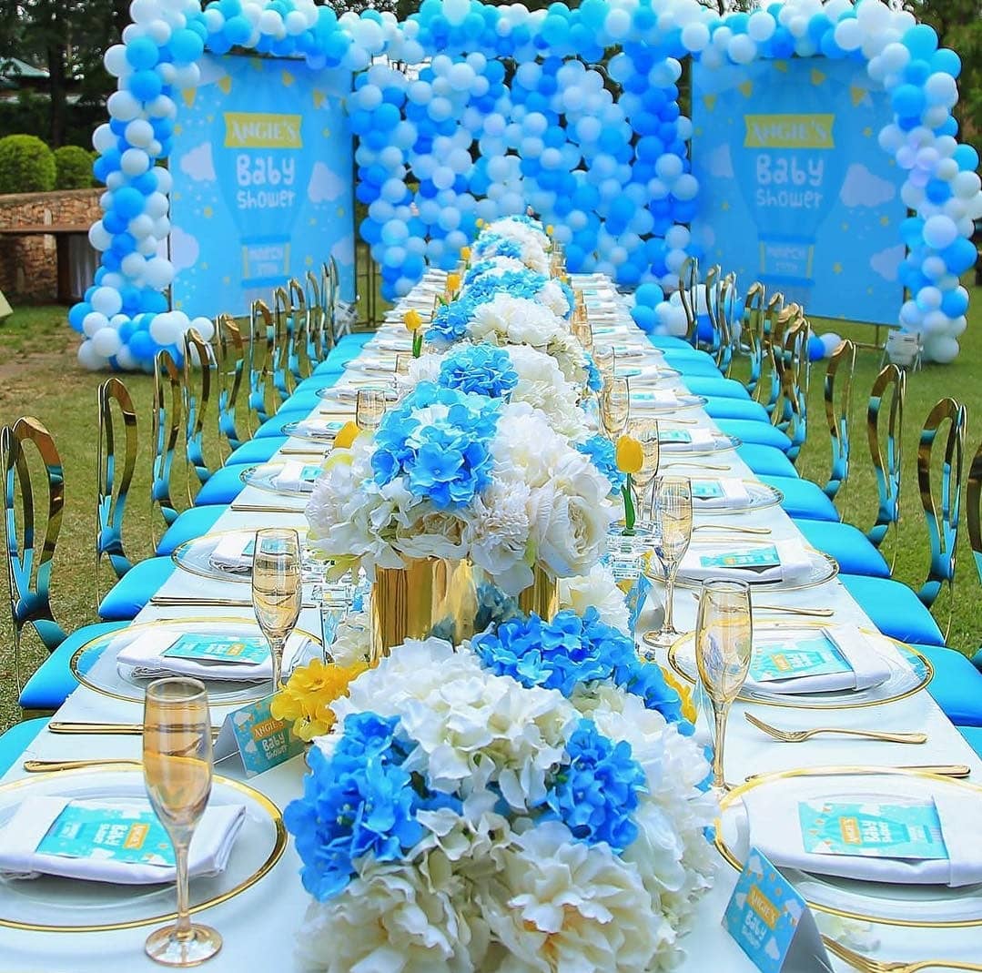 baby shower setting 