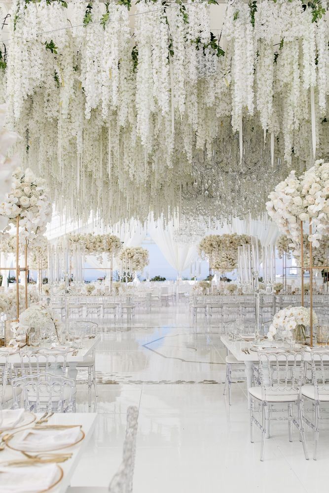 white wedding decorations 