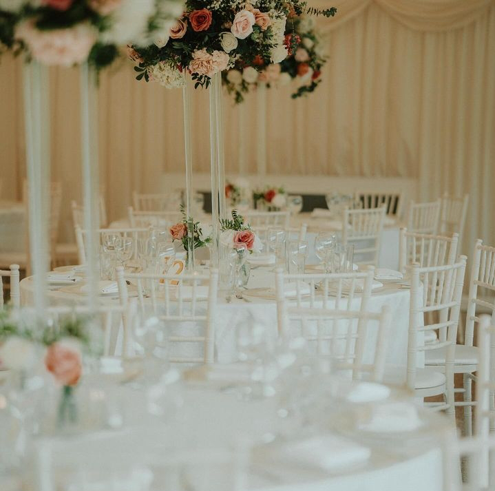 simple wedding setting 