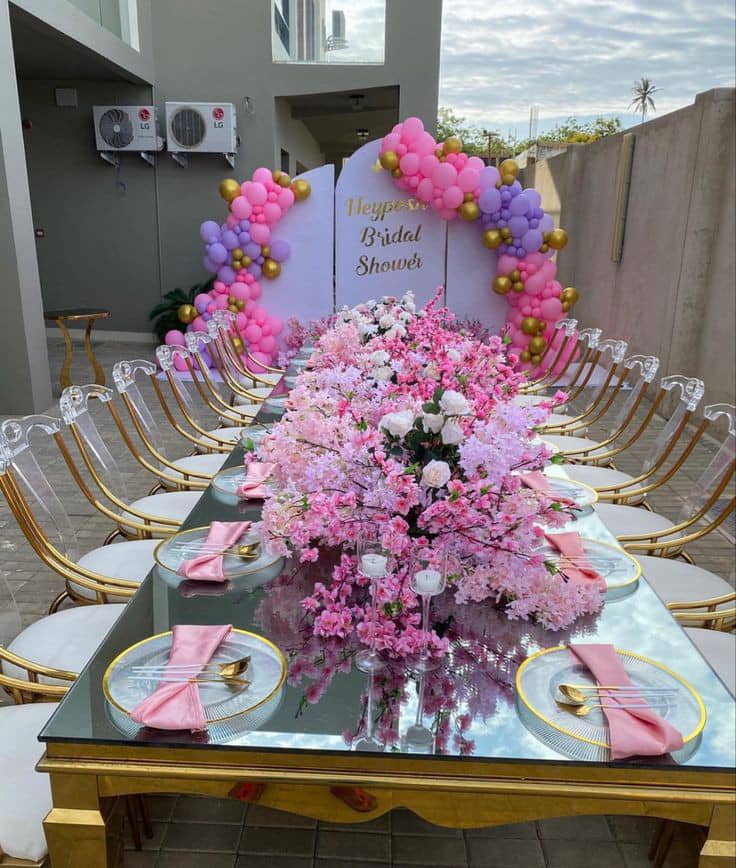 bride to be classy decor ...