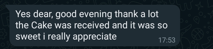 Appreciative feedback 🥰🥰