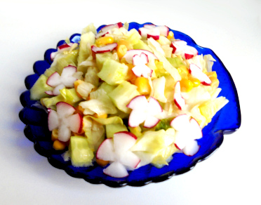 Salad with corn