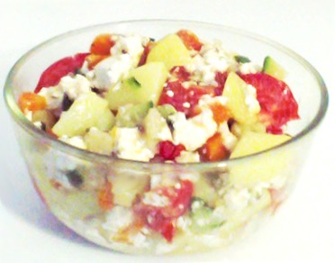 Cheese with Vegetables