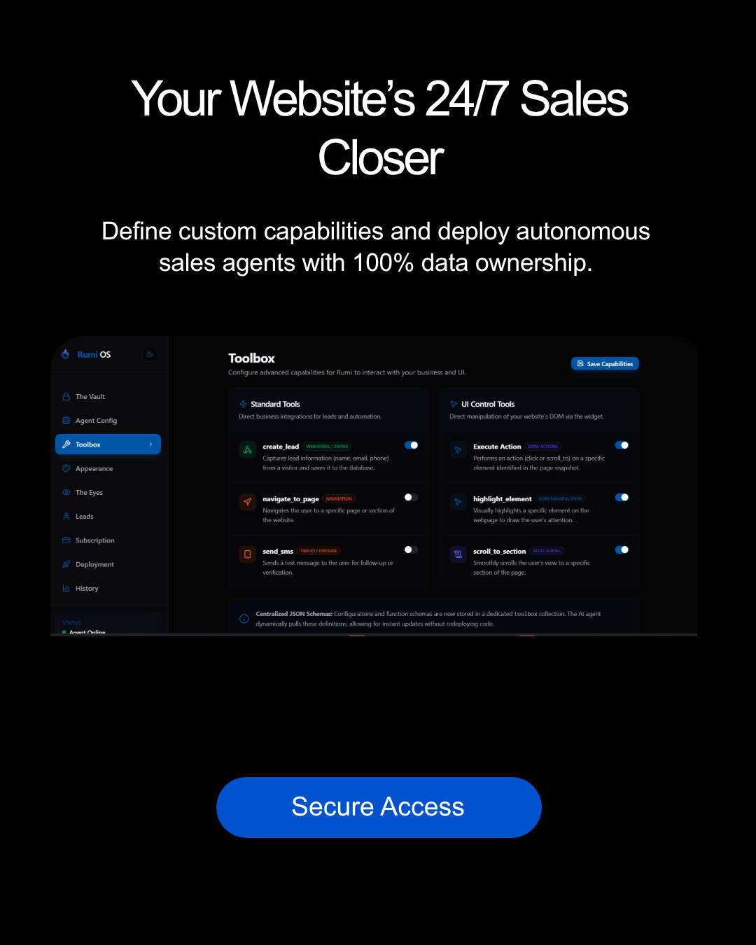 Rumi SaaS: A no code AI Voice Chatbot on your website